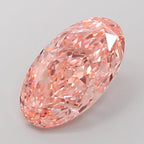 Pink diamond on a light gray background
