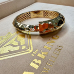 Gold bracelet on a box with 'Labkin Jewellers' branding