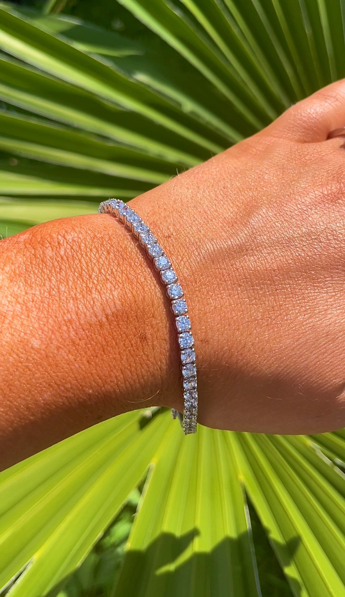 Tennis Bracelet 8.3Ct Lab 950 Platinum Casing