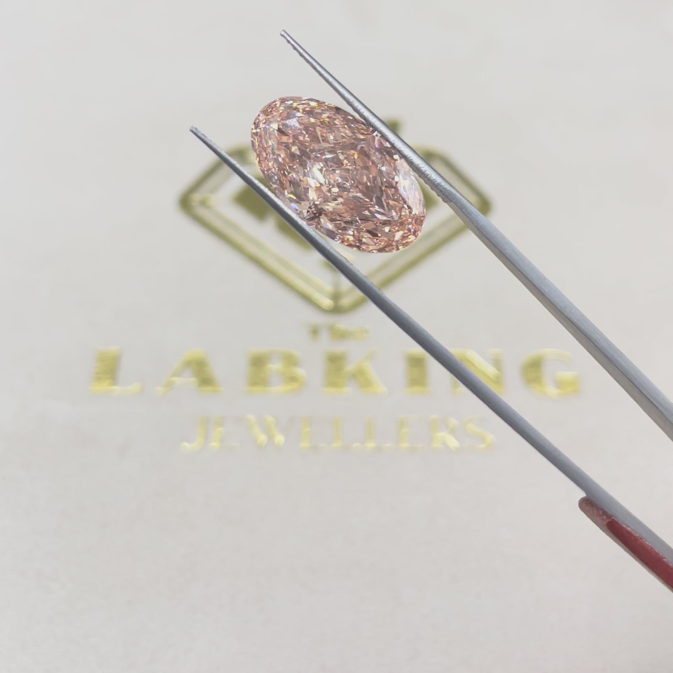 10.03Ct Fancy Pink Lab Grown Oval Diamond (Loose)