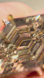 18K 4.3Ct Hexagonal Lab Grown Diamond Custom Engagement Ring
