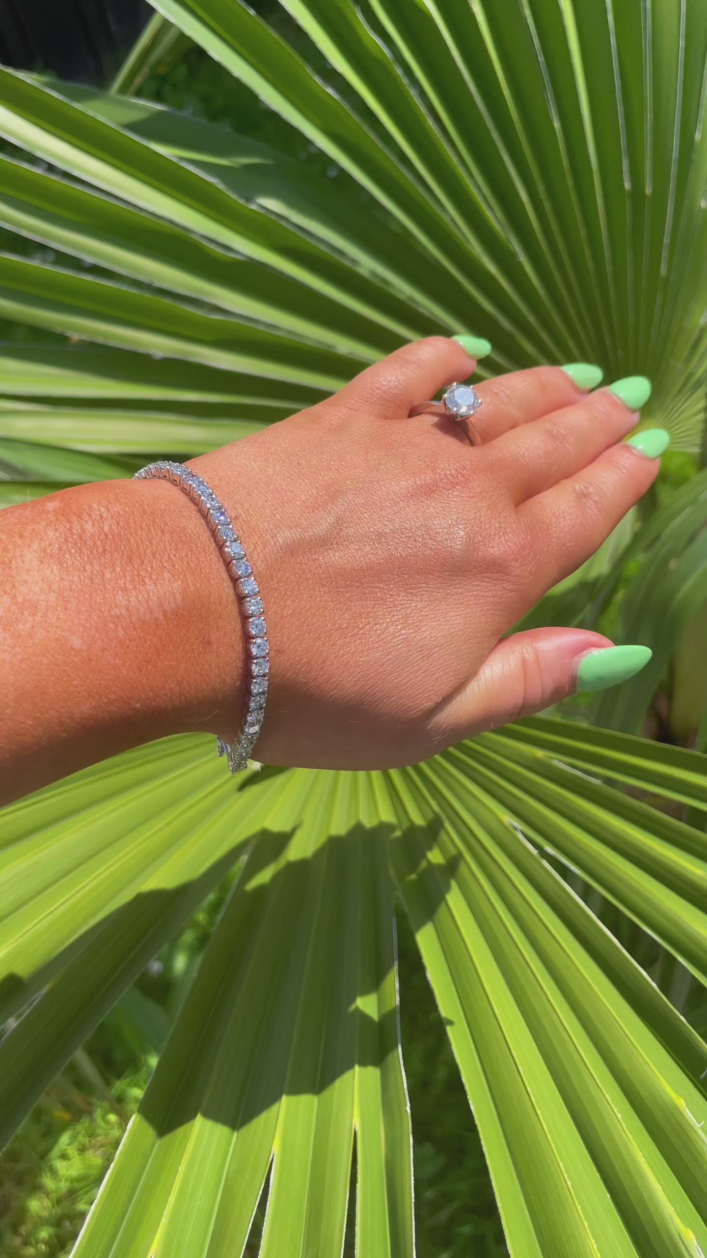 Tennis Bracelet 8.3Ct Lab 950 Platinum Casing