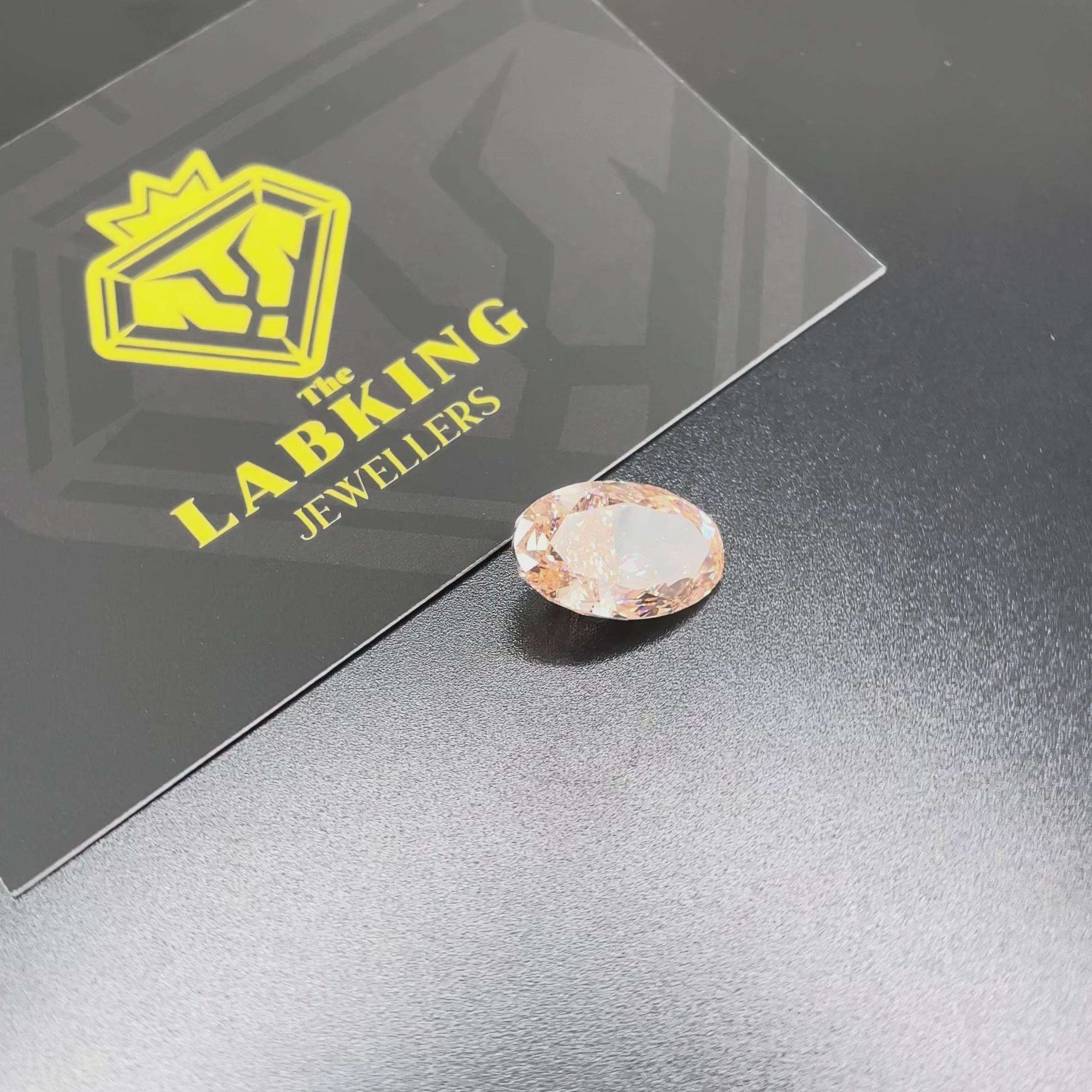 10.03Ct Fancy Pink Lab Grown Oval Diamond (Loose)