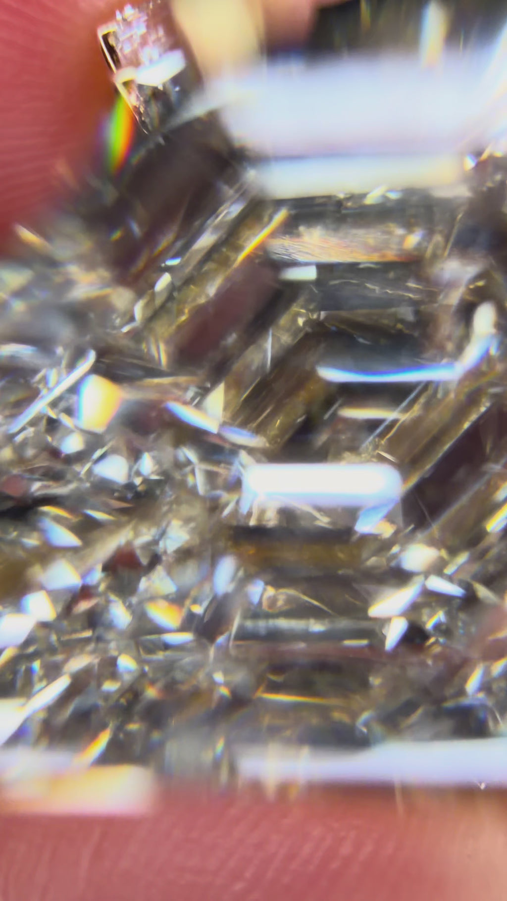 18K 4.3Ct Hexagonal Lab Grown Diamond Custom Engagement Ring