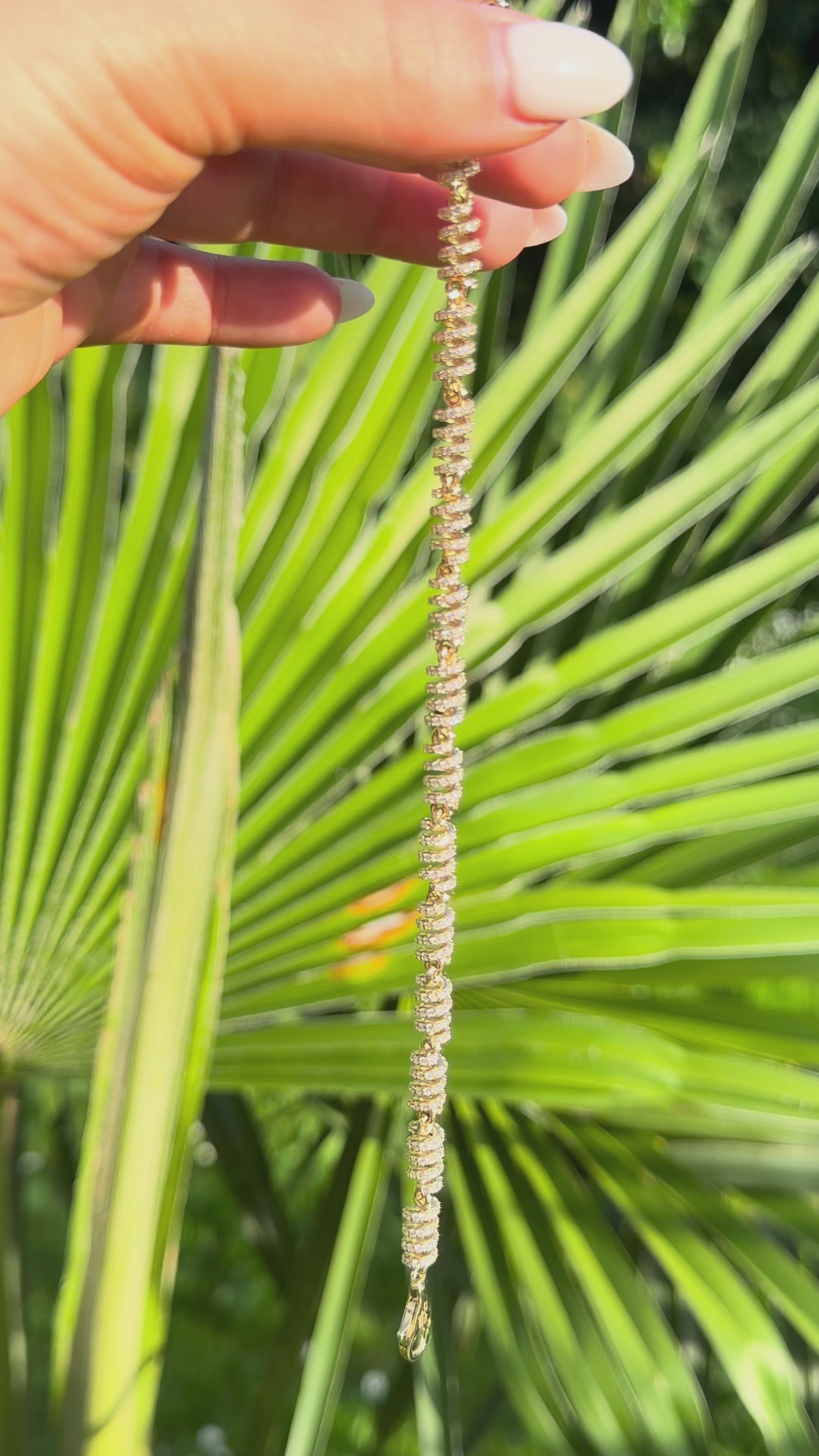 Turritella 14K Gold & CZ Custom Tennis Bracelet