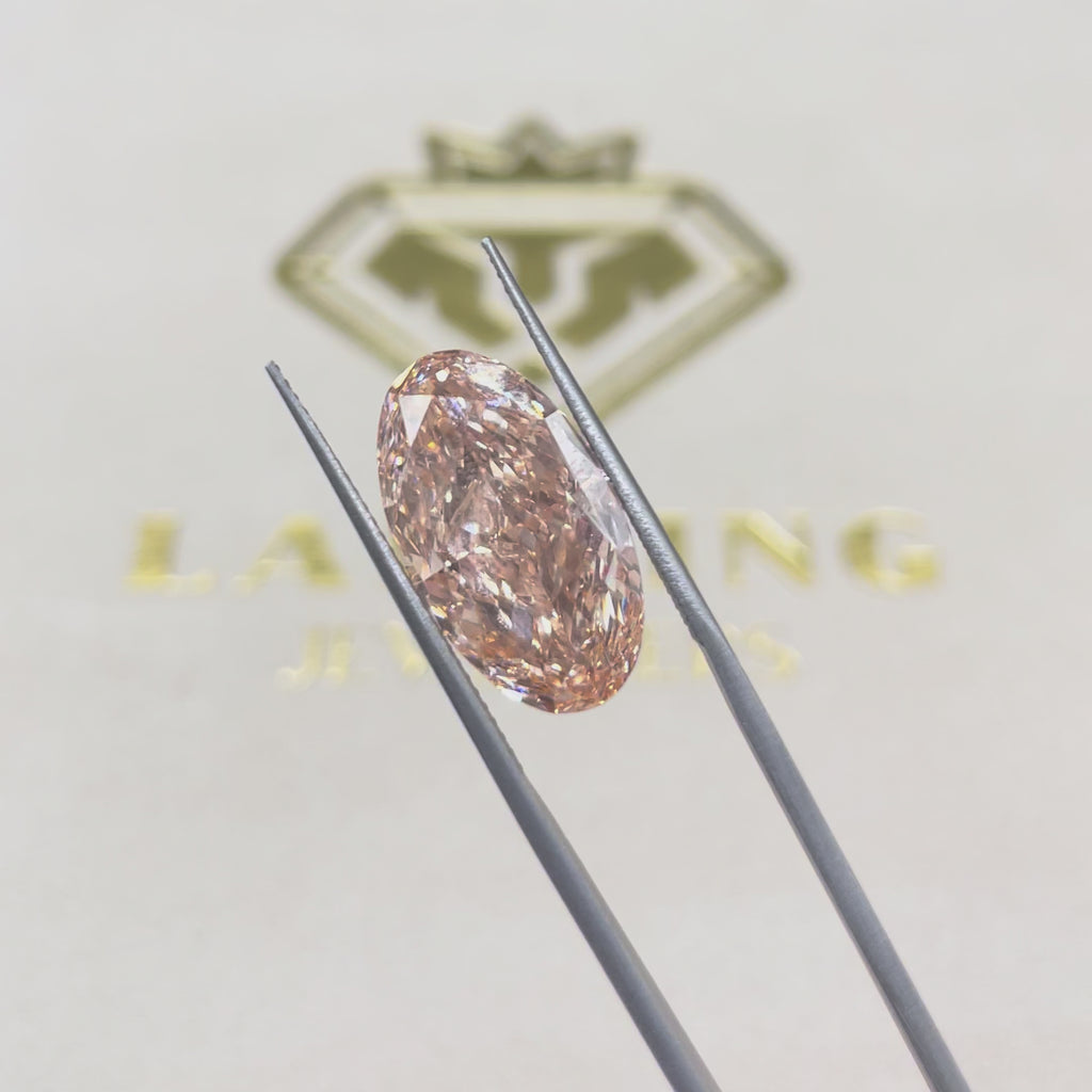 10.03Ct Fancy Pink Lab Grown Oval Diamond (Loose)